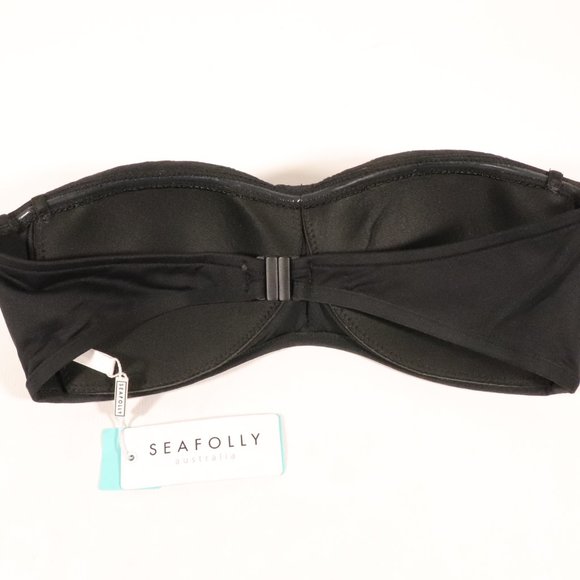 NWT Seafolly Quilted Bustier in Black - Picture 6 of 11